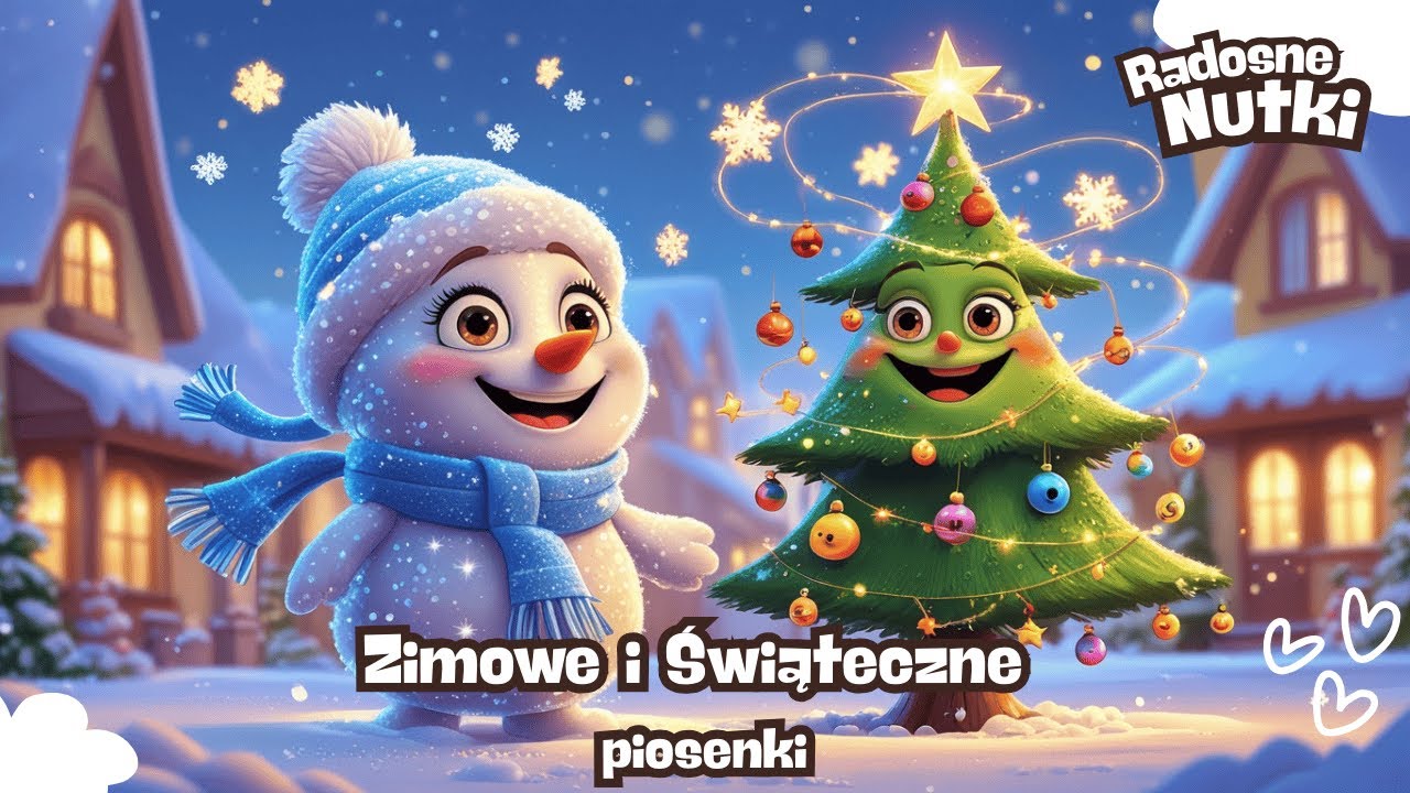 🎵 Radosne Nutki — Zimowe i Świąteczne piosenki — piosenki dla dzieci🎵