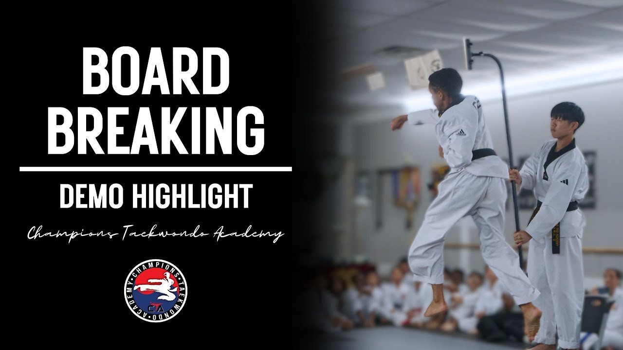 Taekwondo Board Breaking | Demo Highlight