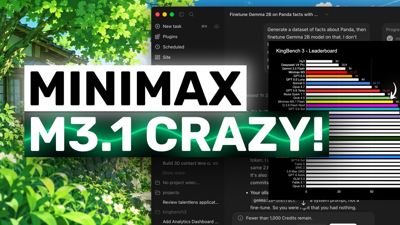 MiniMax M3.1 Flash (полный тест): Слушайте, а эта МОДЕЛЬ и правда хороша!