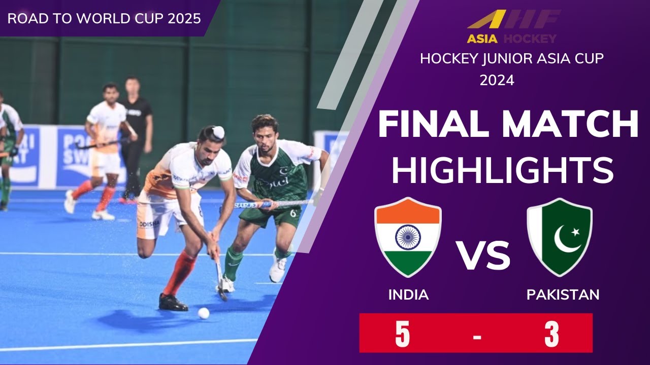 India Vs Pakistan Hockey Highlights | Hockey Men's Junior Asia Cup 2024 Final