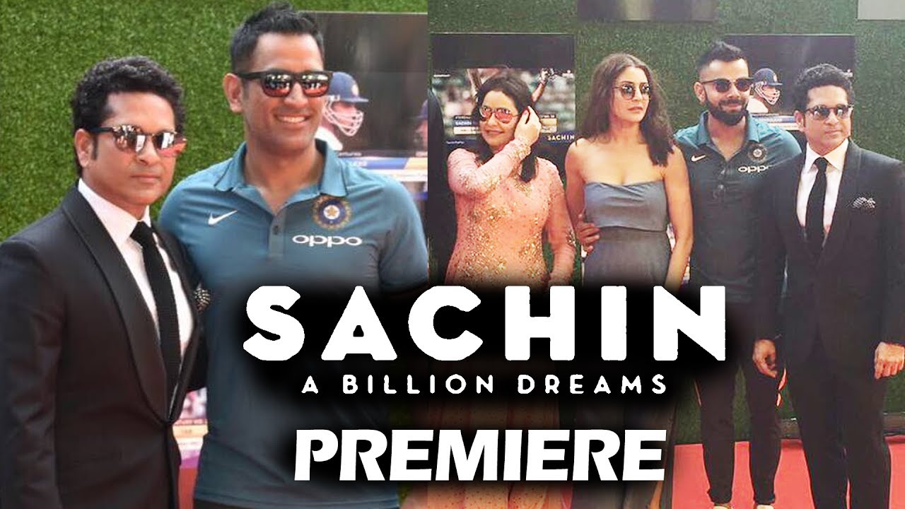 Sachin A Billion Dreams GRAND PREMIERE - Sachin Tendulkar, Anushka Sharma, Virat Kohli, MS Dhoni