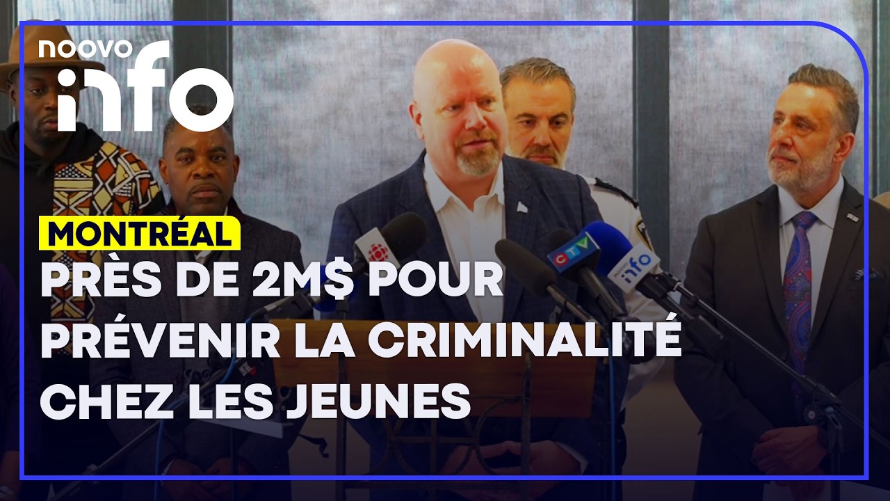Québec débloque près de 2 M$ pour la prévention de la criminalité chez les jeunes à Montréal