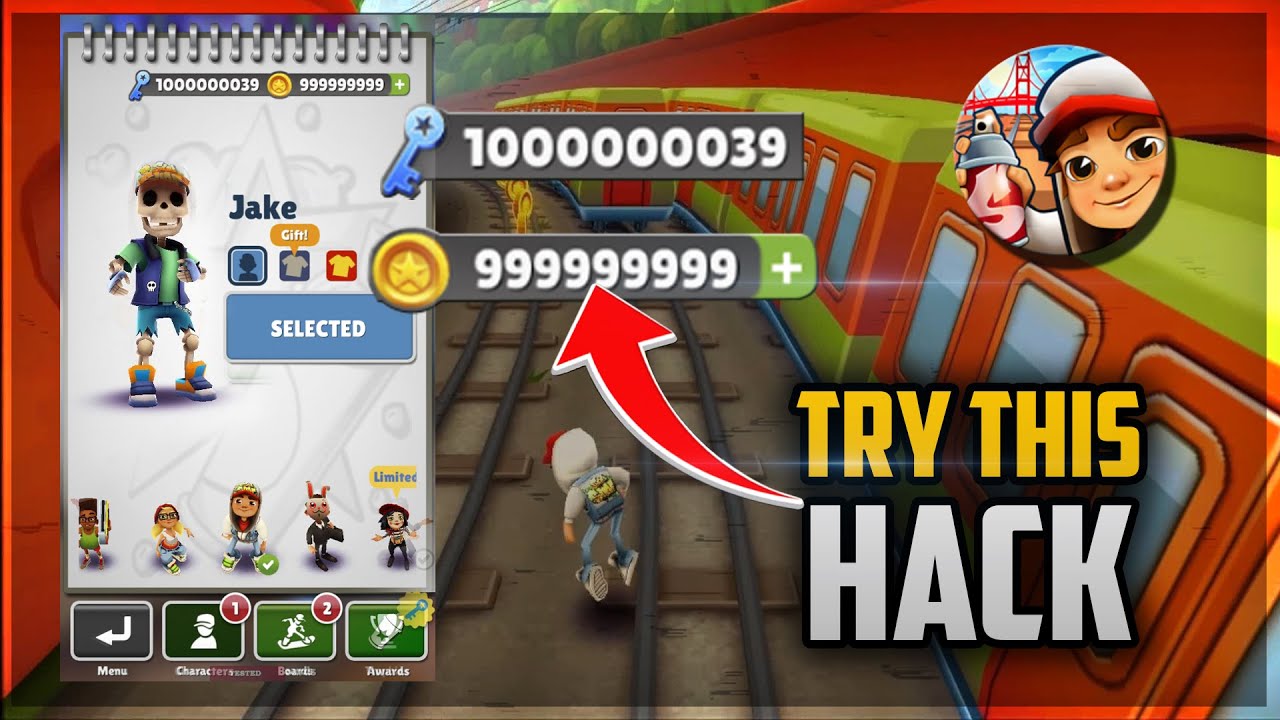 Subway Surfers Hack - How to Get All of Those Unlimited Keys, Coins and Boosts (iOS, Android) 2024