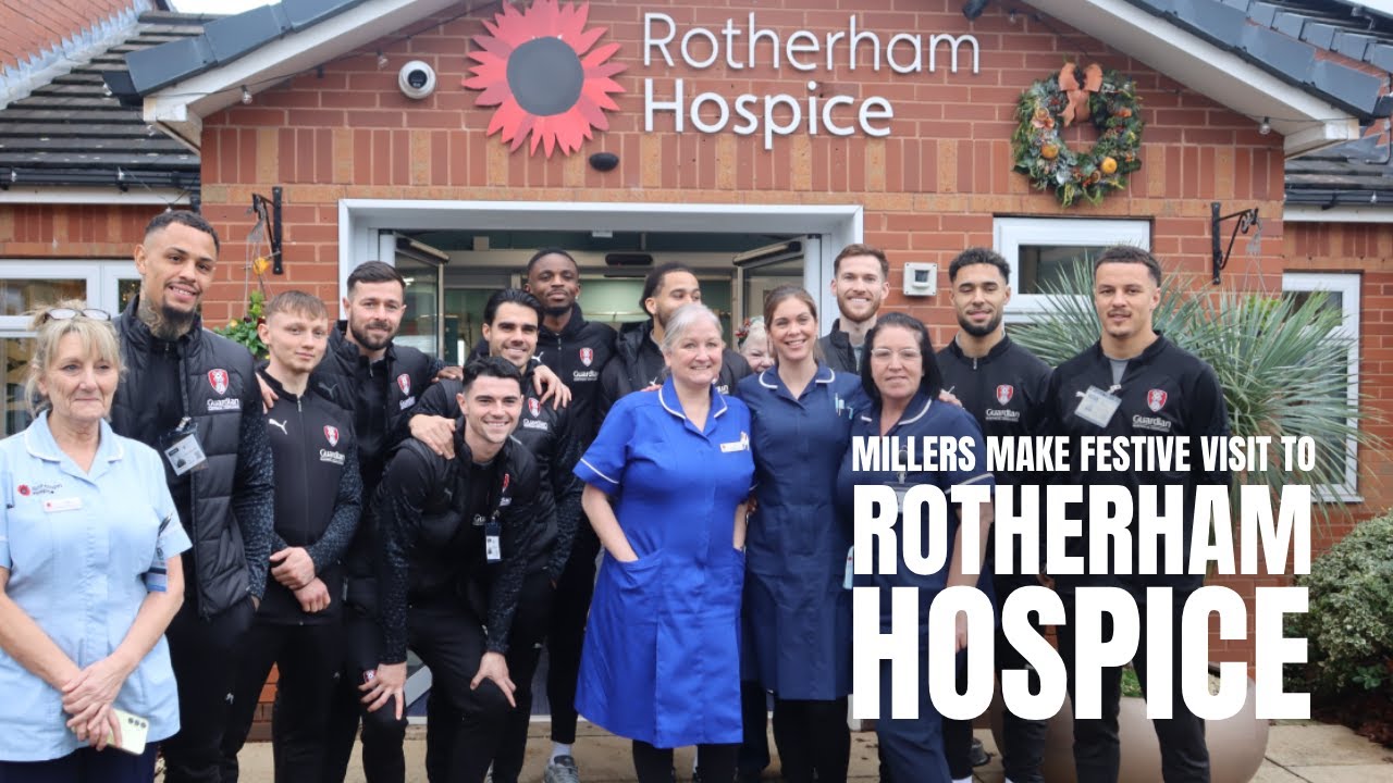 Millers make festive visit to Rotherham Hospice 🎄 👋