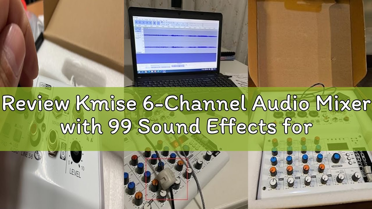 Review Kmise 6-Channel Audio Mixer with 99 Sound Effects for PC,Portable Sound Mixing Console with B