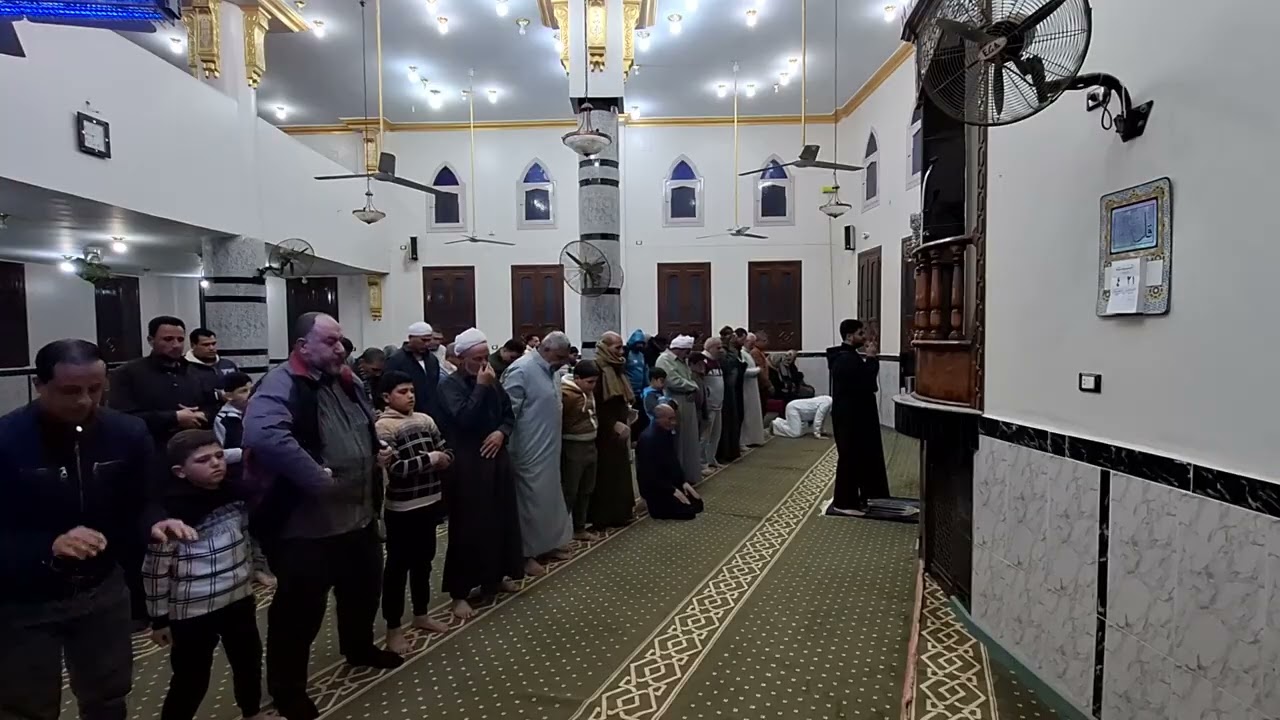 صلاة العشاء والتراويح من مسجد الايمان بطناح أحياها د/ محمد حامد 2026/2/21