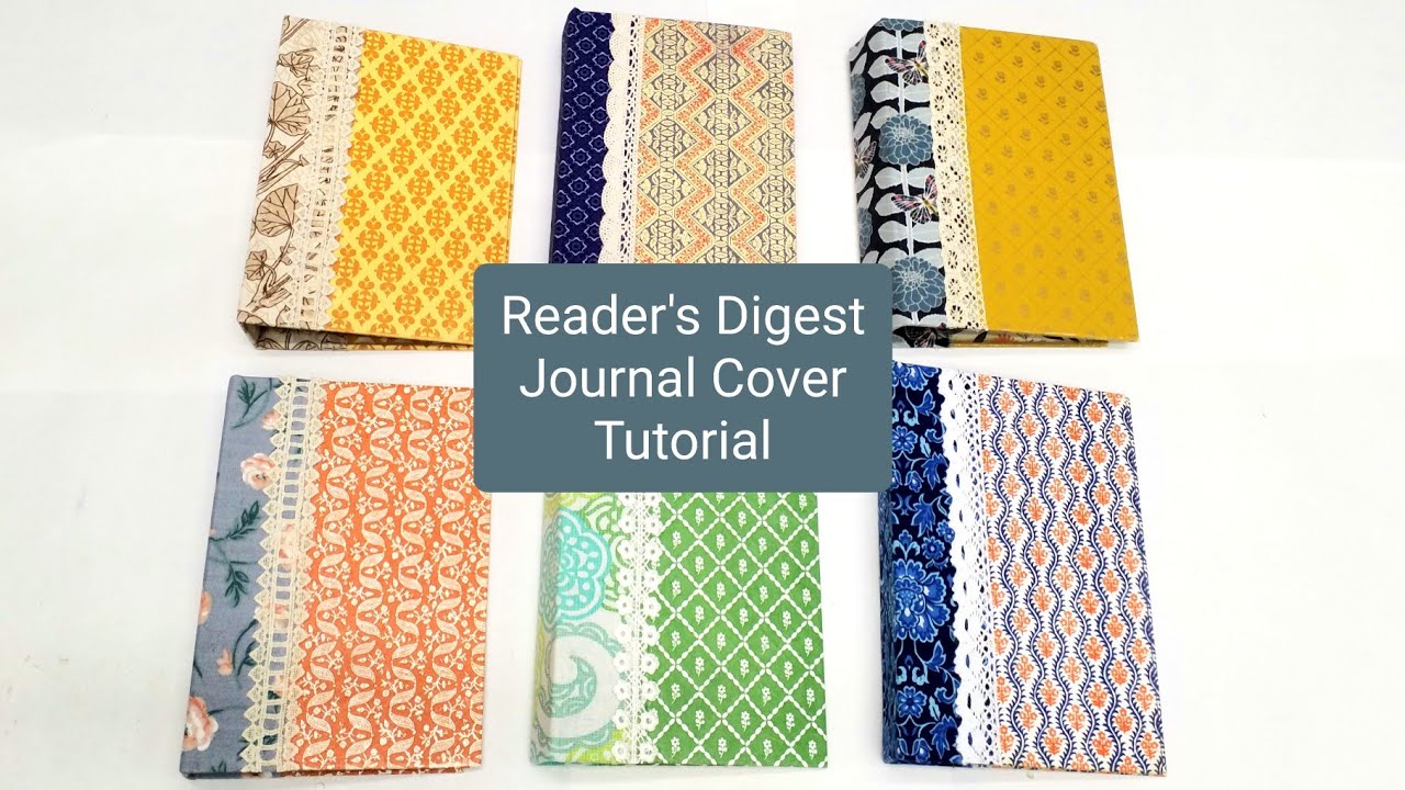 How I Make Journal Covers With Old Reader's Digest Books & The Original Spine