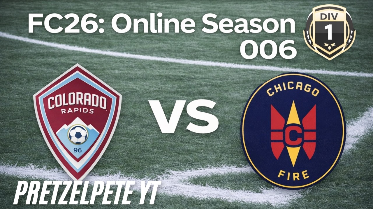 FC 26 – Colorado Rapids vs Chicago Fire | Full Match | PS5 Gameplay 4K