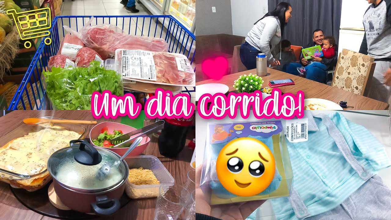 COMPRAS NO MERCADO, RECEBEMOS VISITA + PRESENTE PARA O BABY 🥰