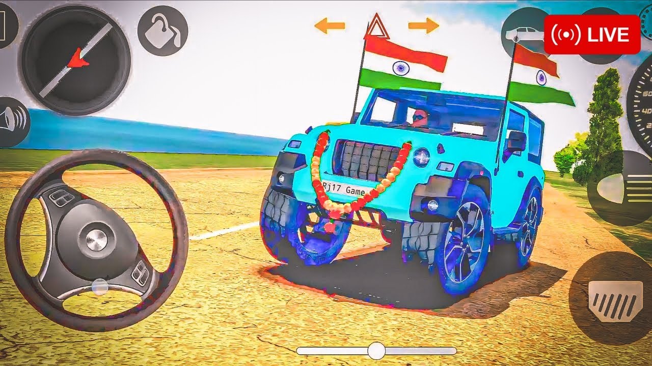 DAY (#27/#100)(200k+Subscribers) Challenge 😱🥵 2026 Indian Modified THAR Game Live #shortsfeed#live