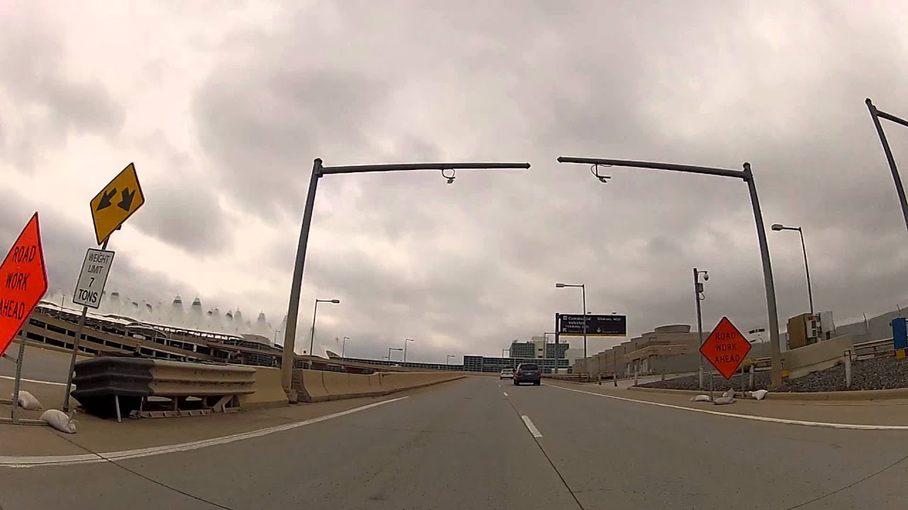 Driving to DIA Denver International Airport Departures East Terminal