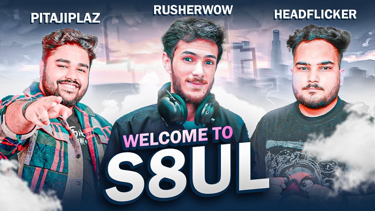 WELCOME TO S8UL @8bit_PitajiPlayz @8bitRusherwOw @8bitHeadFlickerr !! 🚀❤️