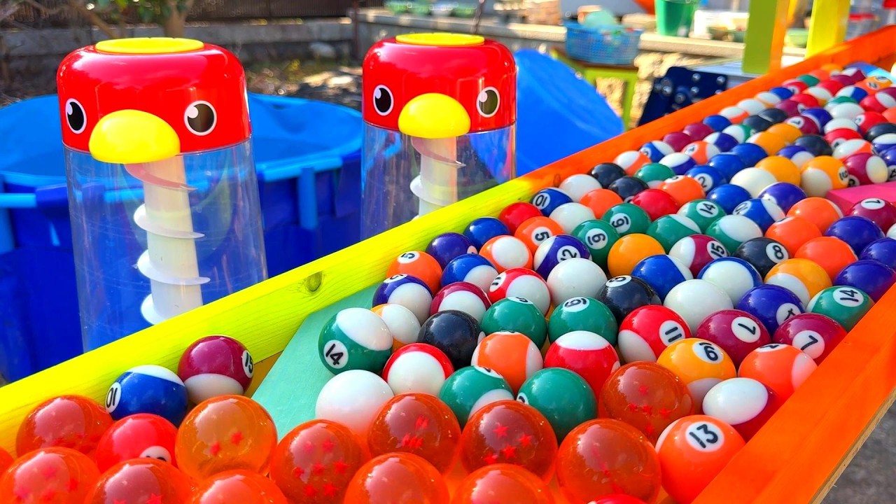 Marble Run ☆ Transparent Pipe Long Course