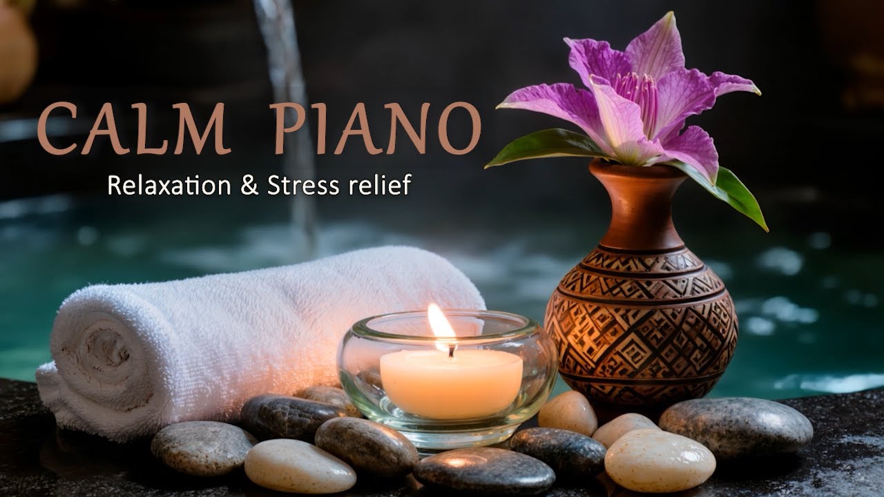 Relaxing Piano Music for Massage & Stress Relief 🕯️ | Calm Spa Ambience | No Ads Music