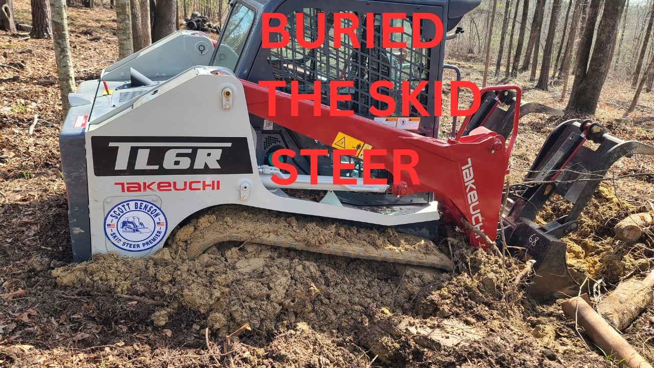 Buried The Skid Steer!!