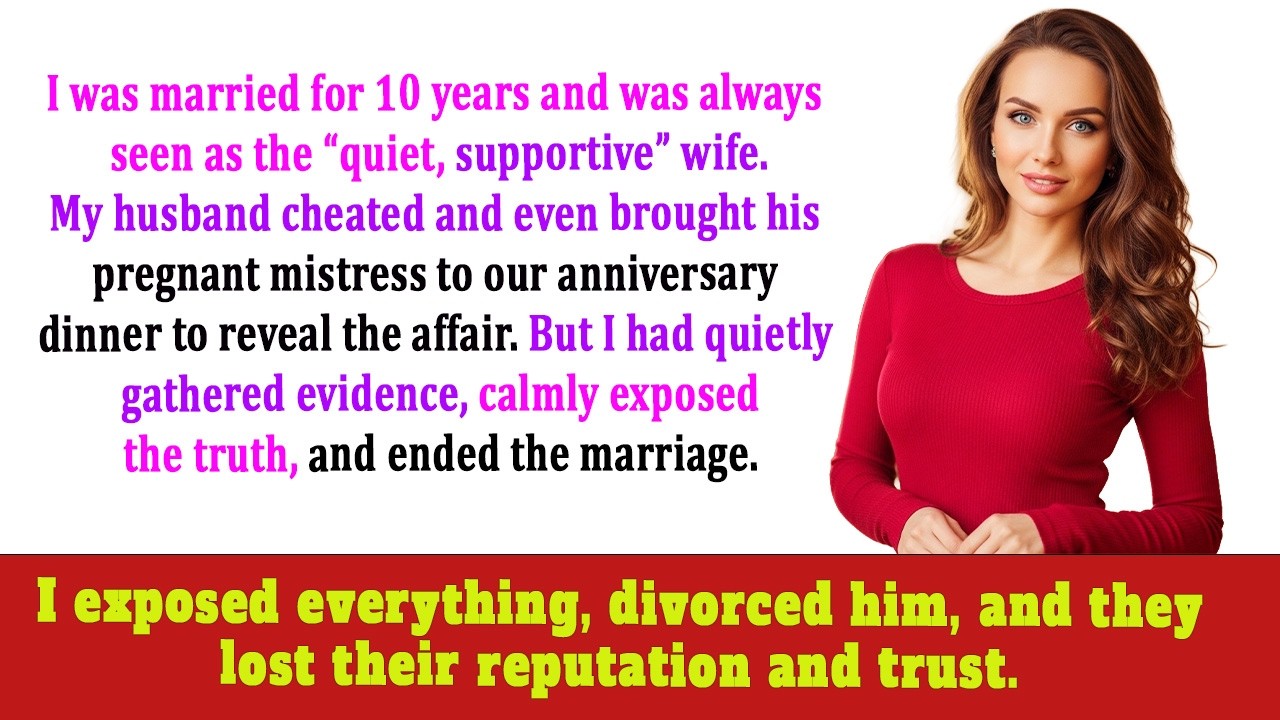 My Husband Brought His Pregnant Mistress to Our 10-Year Anniversary Dinner