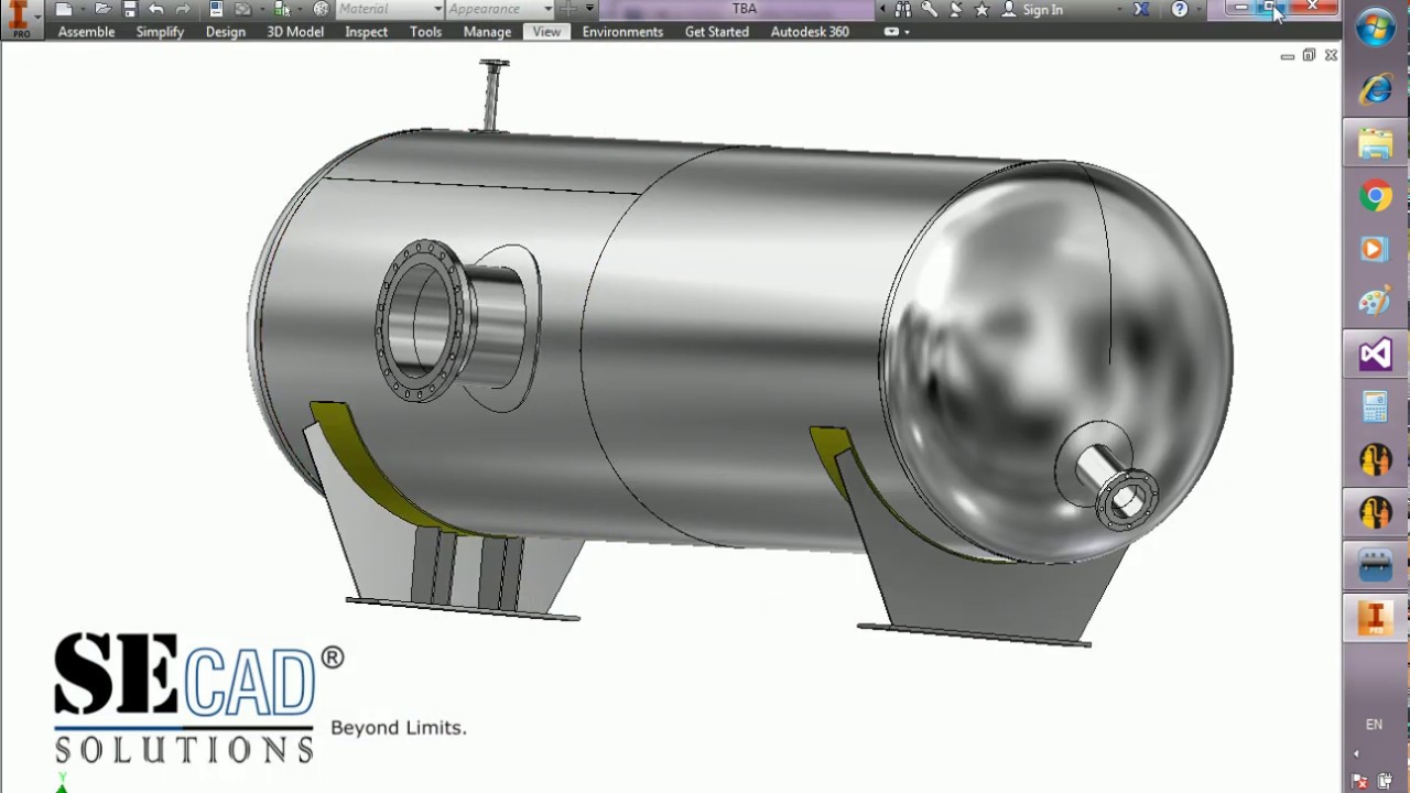 3D Modeling of pressure vessel Using SEG, PV elite .mdb Module.