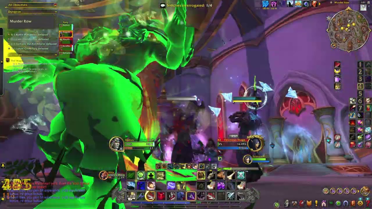 WoW Midnight Dungeon: Murder Row Full Run (No Commentary)
