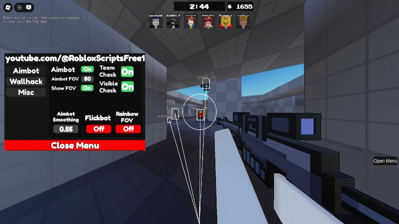 BEST Roblox FPS Flick Script (Mobile & PC)