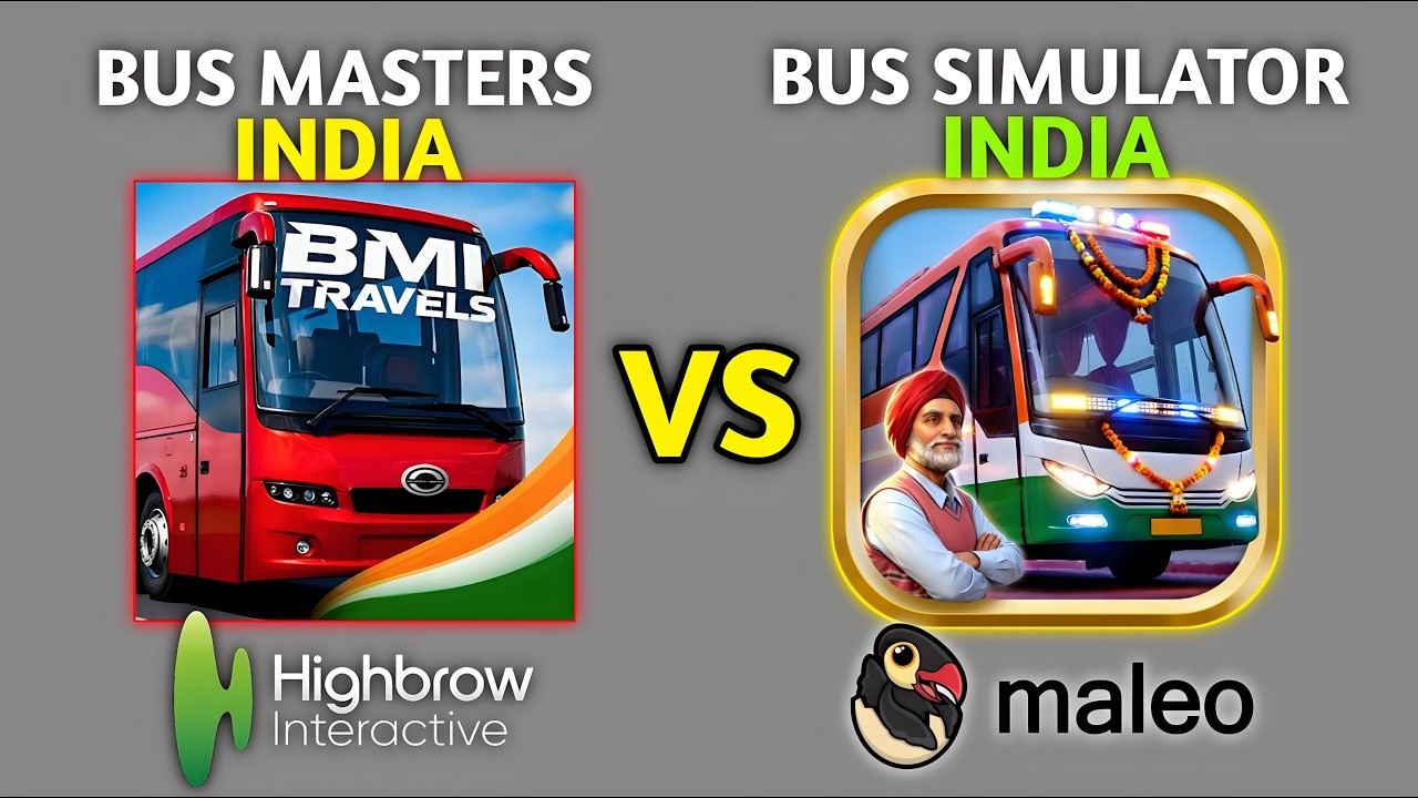 BUS MASTERS INDIA против BUS SIMULATOR INDIA - Bus Kings 🔥