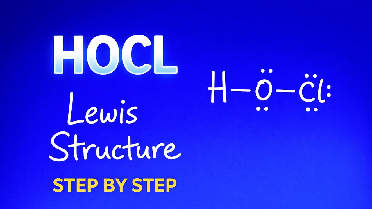 HOCL Lewis Structure Made Easy | KokoChem Education