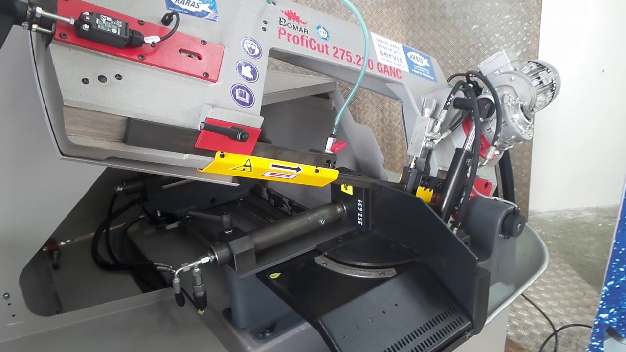 WWW.KARAS.CZ - BOMAR ProfiCut 275.230 GANC. - AUTOMATIC BANDSAW ON STOCK