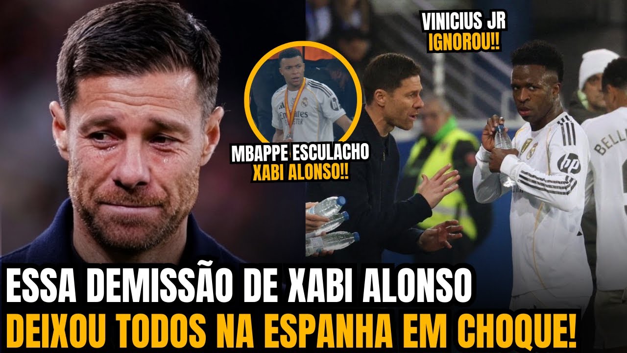 🚨NOSSA!! OLHA PORQUE A DEMISS&Atilde;O DE XABI ALONSO DEIXOU VINI JR E VESTIARIO DO REAL MADRID FELIZ!!