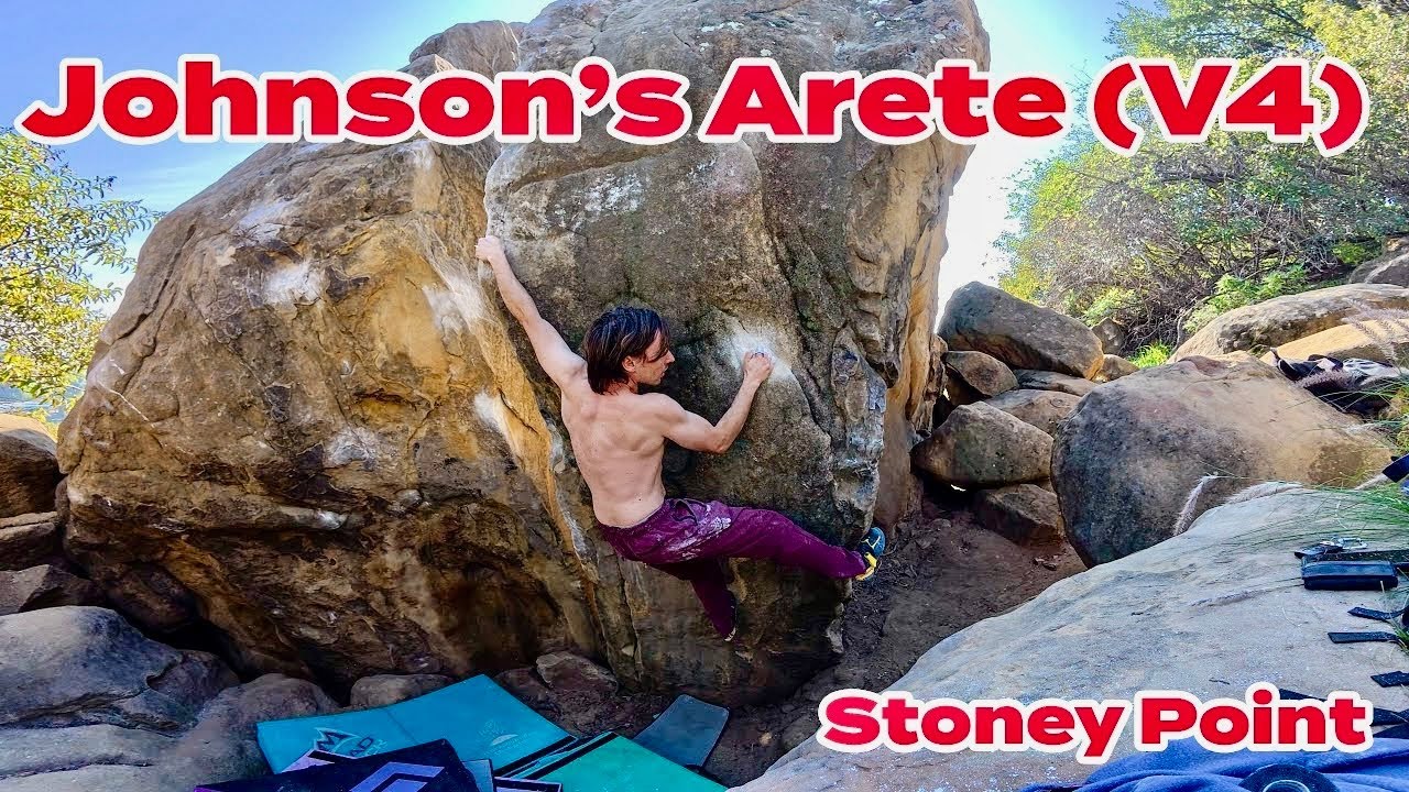 Johnson's Arete (V4) - Stoney Point Bouldering
