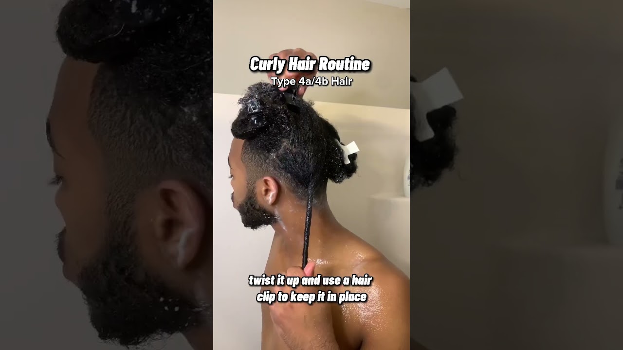 Curly Hair Routine (Keracare) #shorts