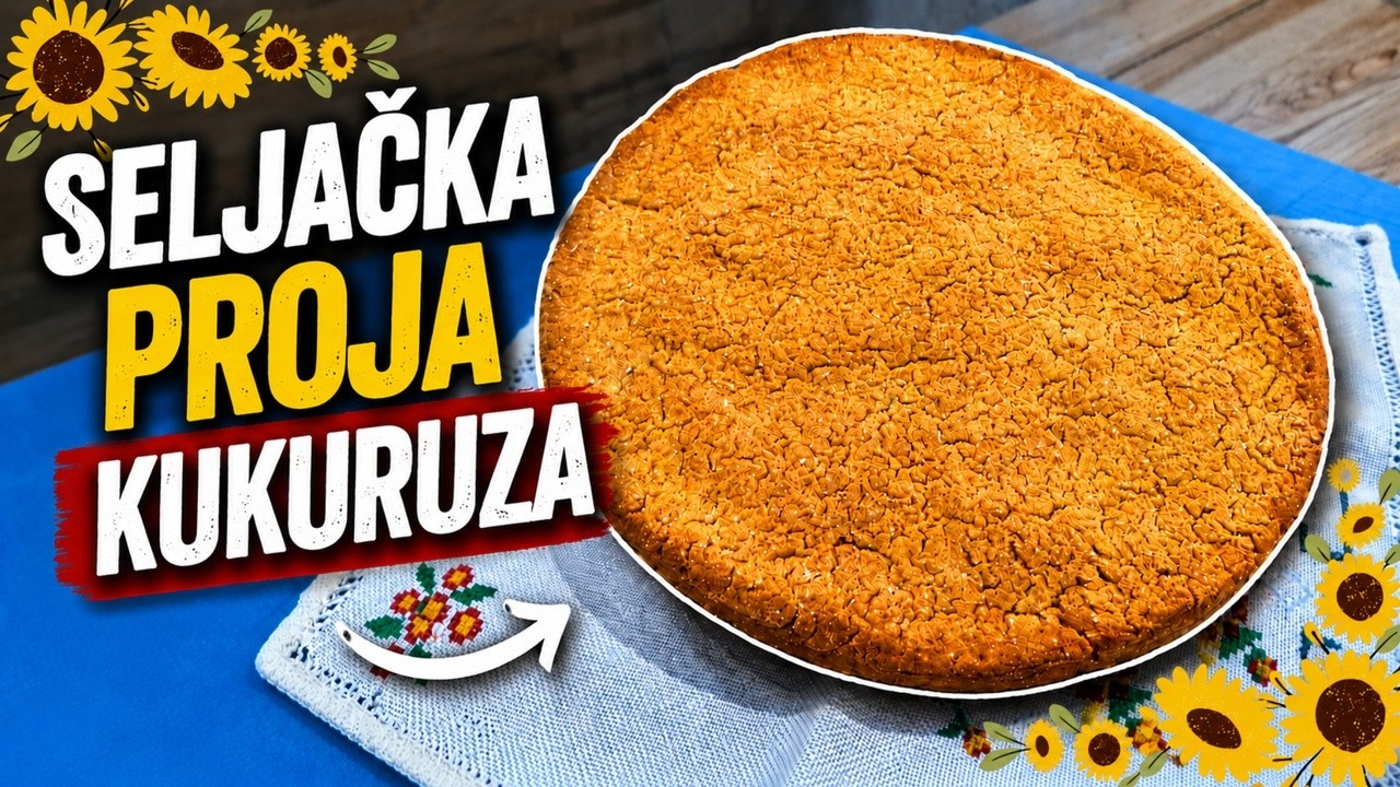 KUKURUZA | Prava Starinska - Seljačka proja od domaćeg kukuruznog bra&scaron;na od samo 2 sastojka!