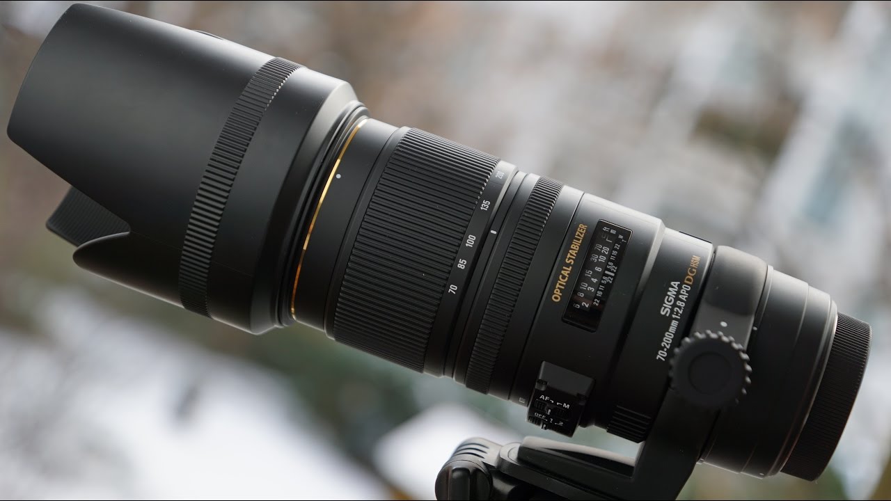 SIGMA 70-200 F: 2,8 Objektiv Review (german)