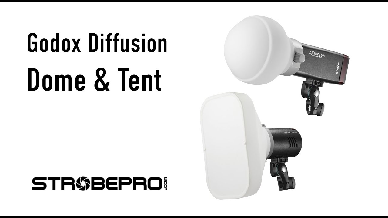 Godox ML-CD15 Dome and ML-CS1625 Tent Modifiers