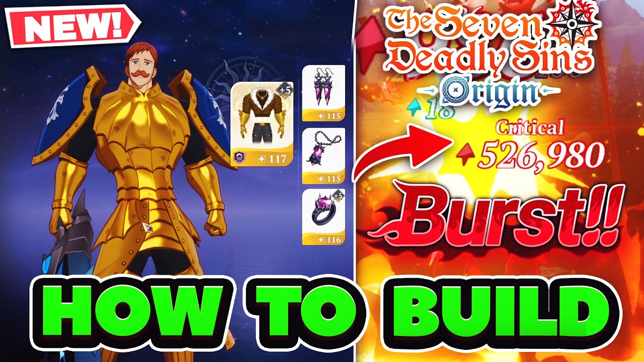 HOW TO BUILD ESCANOR! Best Teams, Gear & Weapons! | 7DS: Origin