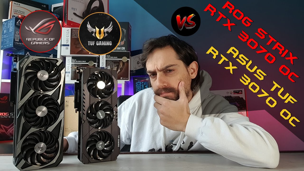 ROG STRIX RTX 3070 OC vs ASUS TUF RTX 3070 OC | Recensione | la migliore!