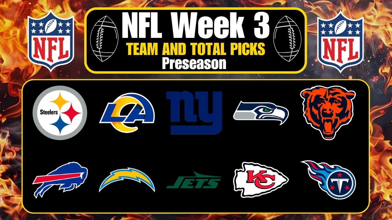 NFL Preseason Week 3 Picks! NFL Picks & Predictions 2026