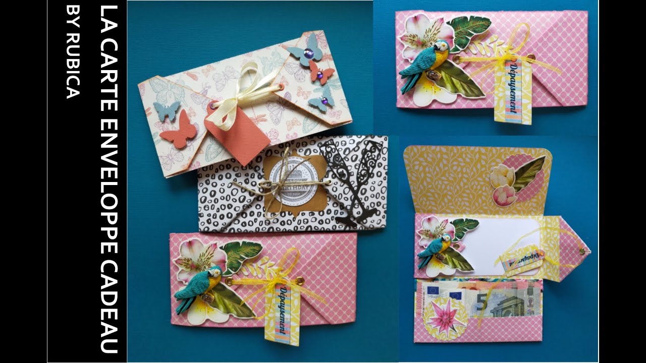 TUTO CARTE ENVELOPPE CADEAU