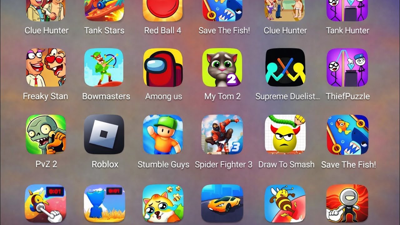MIRACULOUS, PIZZA READY, SUPER MARIO RUN, SANDWICH RUNNER, MOB CONTROL, RAPID PUNCH HERO.