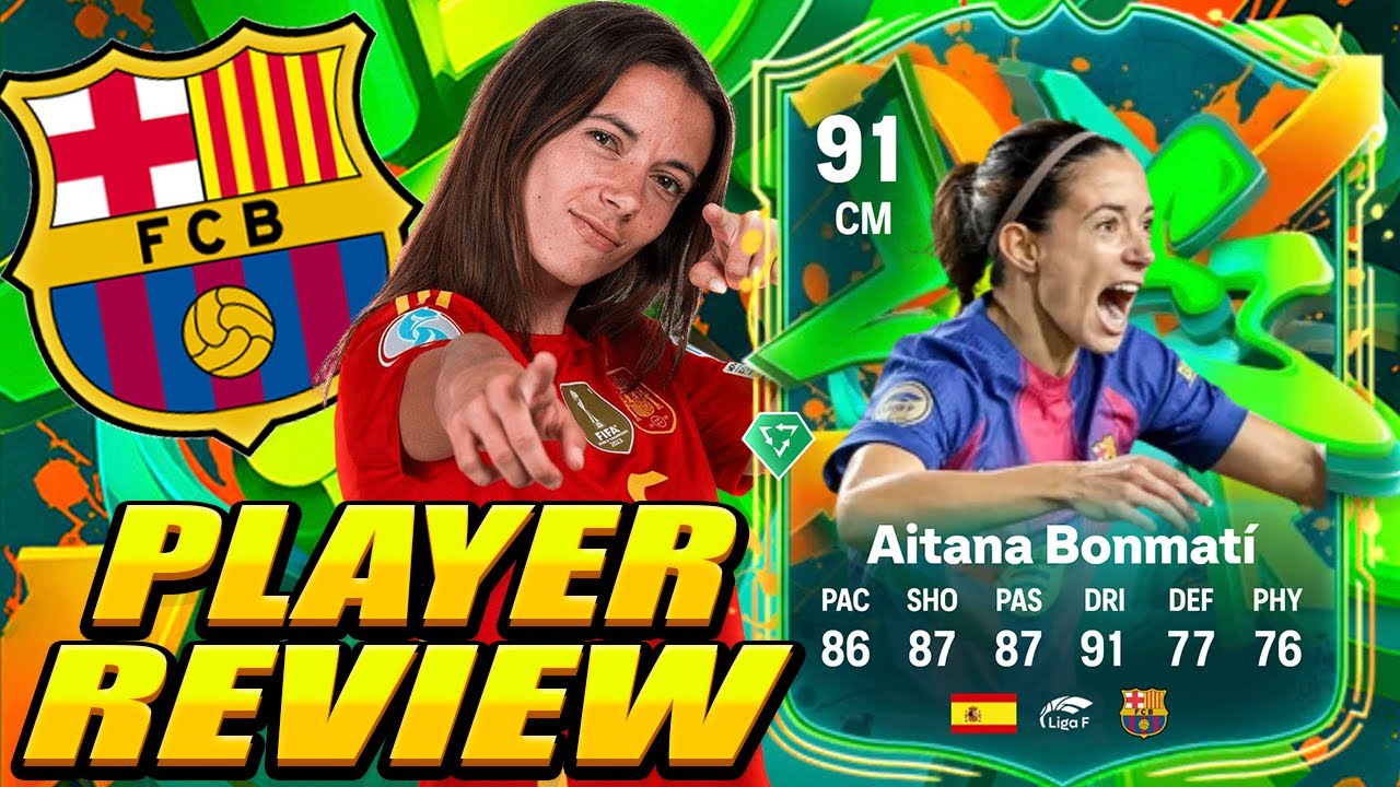 She Feels Like a TOTY Card&hellip; 💥 91 Joga Bonito Aitana Bonmati Player Review! EA FC 26 Bonmati Review!