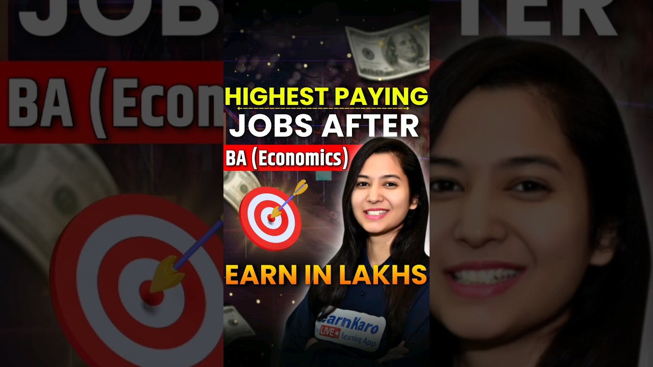 Top 5 High-Paying Jobs After BA Economics 🚀💼 #shorts