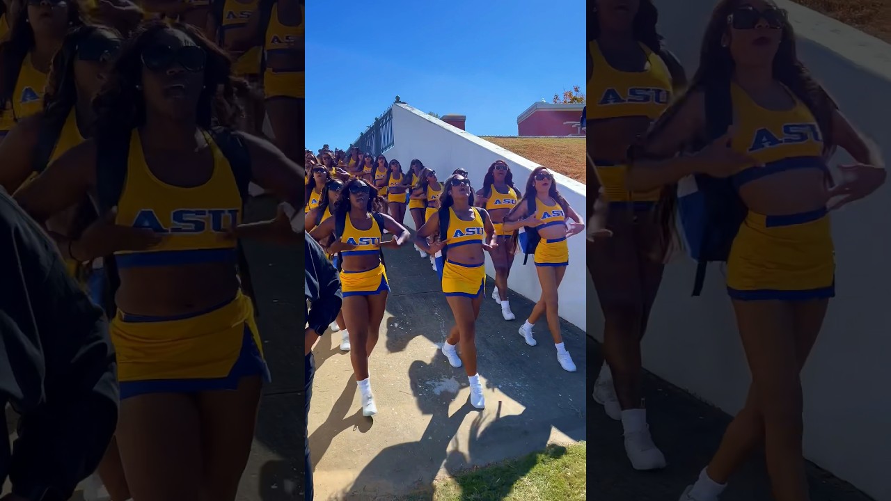 The Walk In is 🔥 Albany State University Cheerleaders #cheer #education #football #hbcu