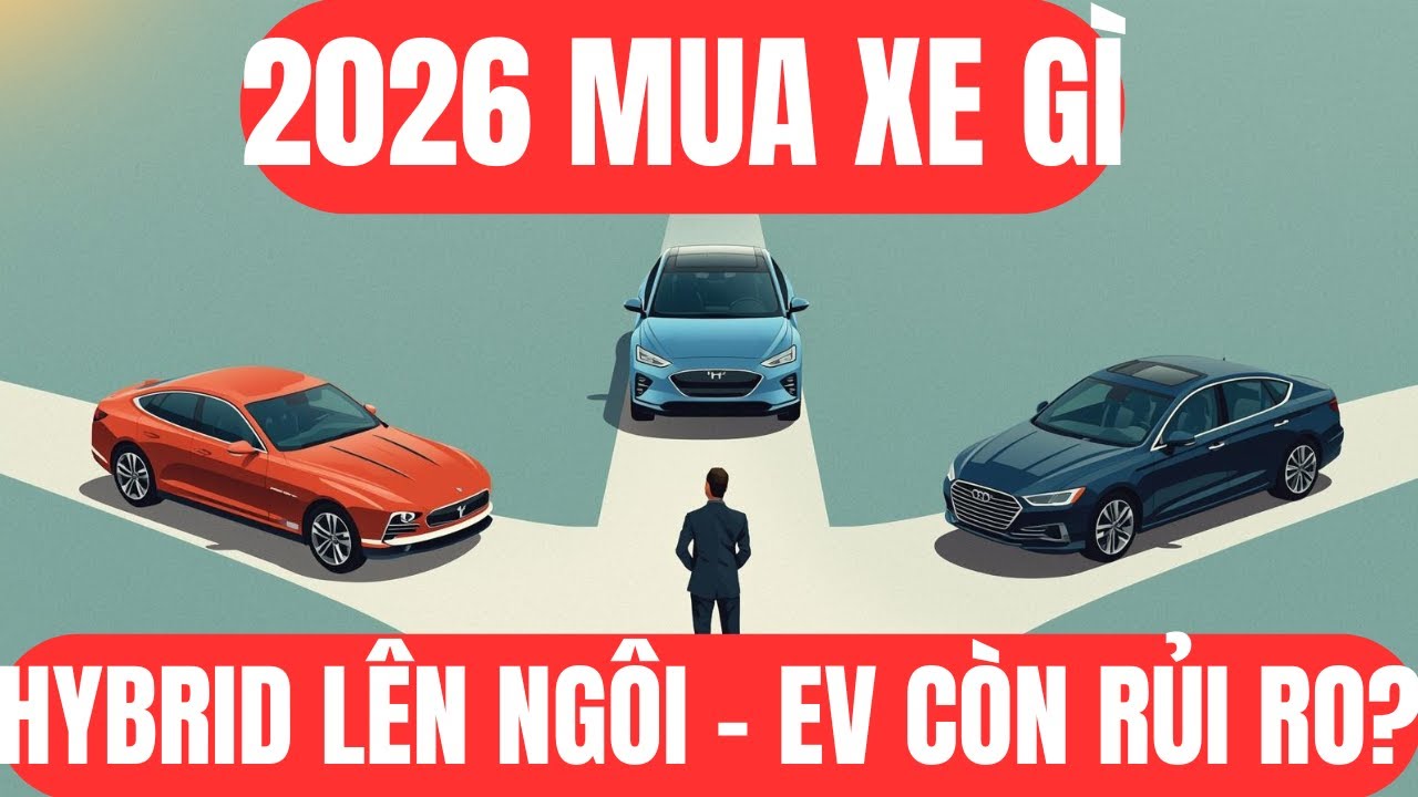 Năm 2026 xe hybrid phát triển mạnh xe điện là xe tương lại, xe xăng vẫn là nền tảng