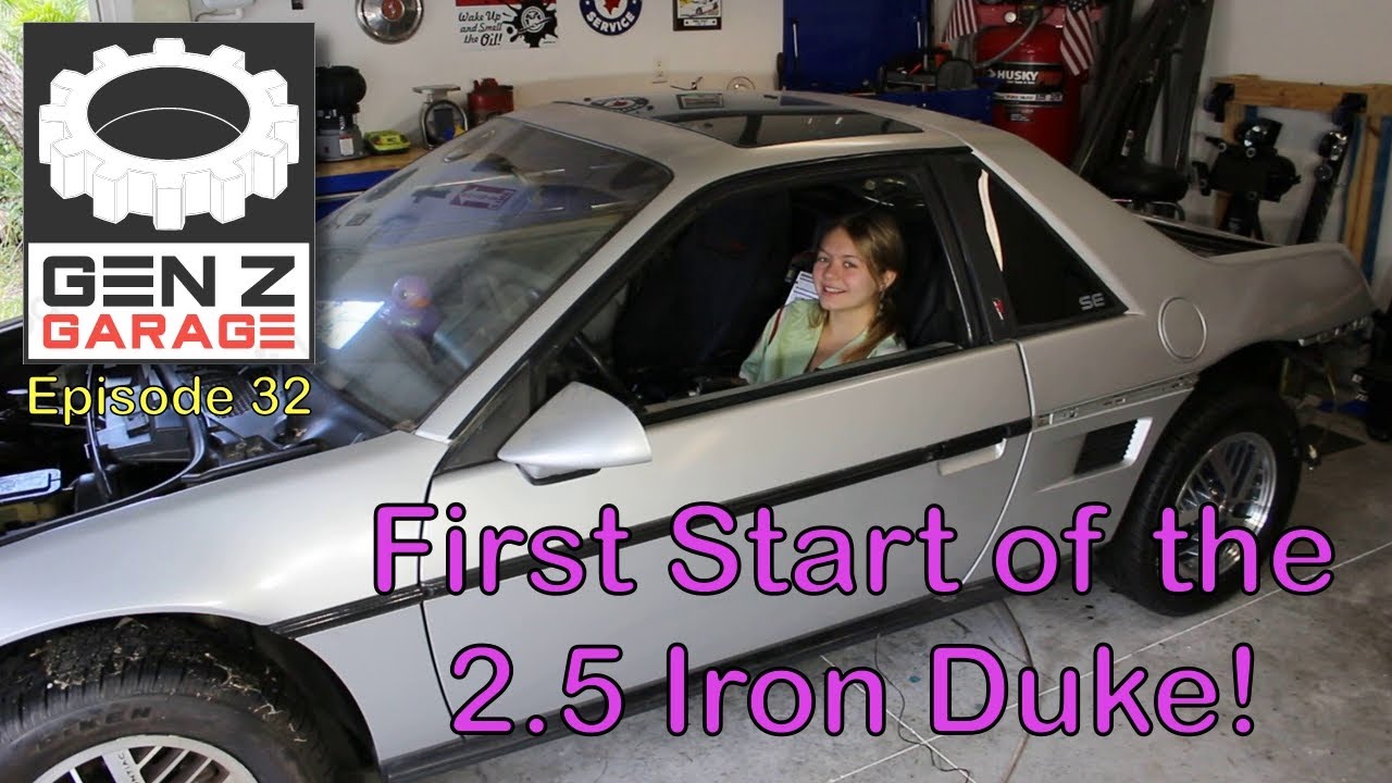 Starting the 2.5 Iron Duke for the first time! : Gen Z Garage Episode 32