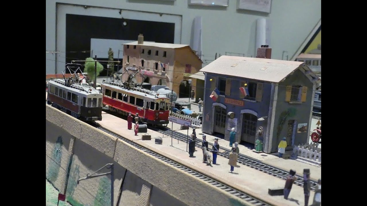 Visite de la gare de Ste Foy l'argentière (Rhône 69) NOEL 2018