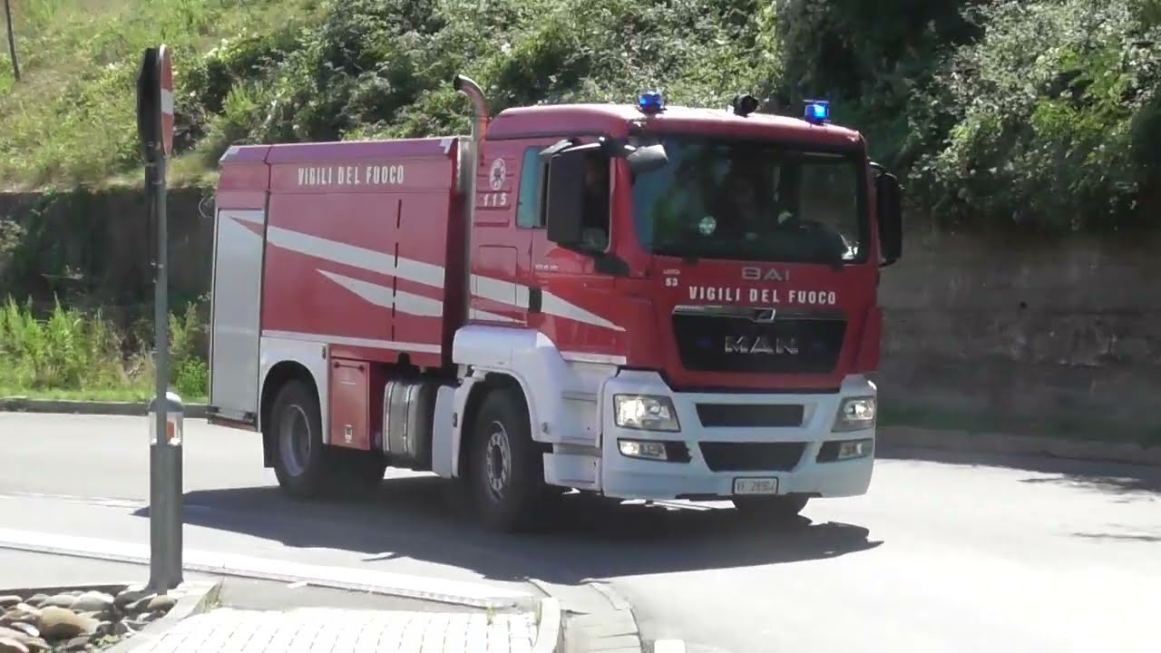 ABP Man Vigili del Fuoco La Spezia in sirena