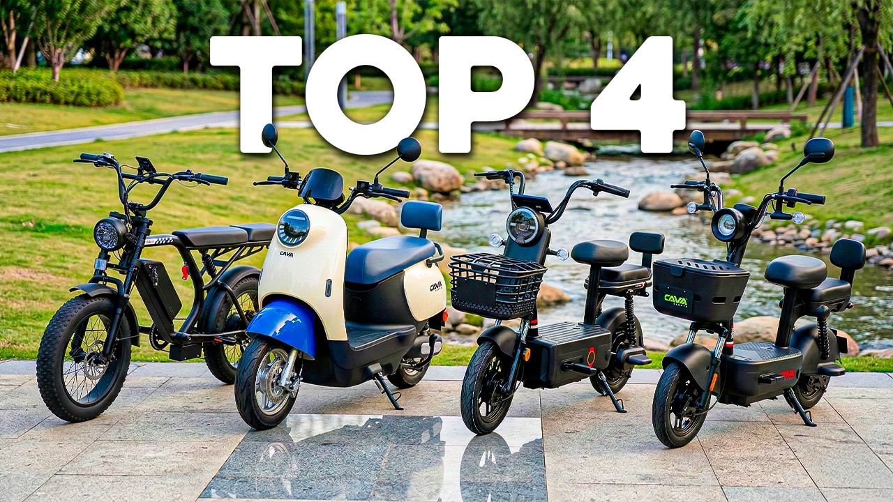 4 MELHORES SCOOTER/BICICLETA ELÉTRICA