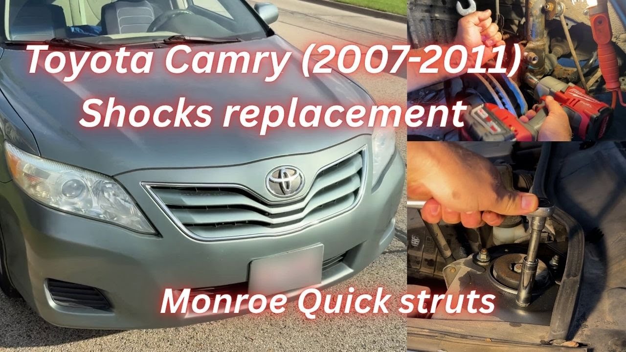 Замена амортизаторов Toyota Camry 2007&ndash;2011 | Установка стоек Monroe Quick Struts (все 4!)