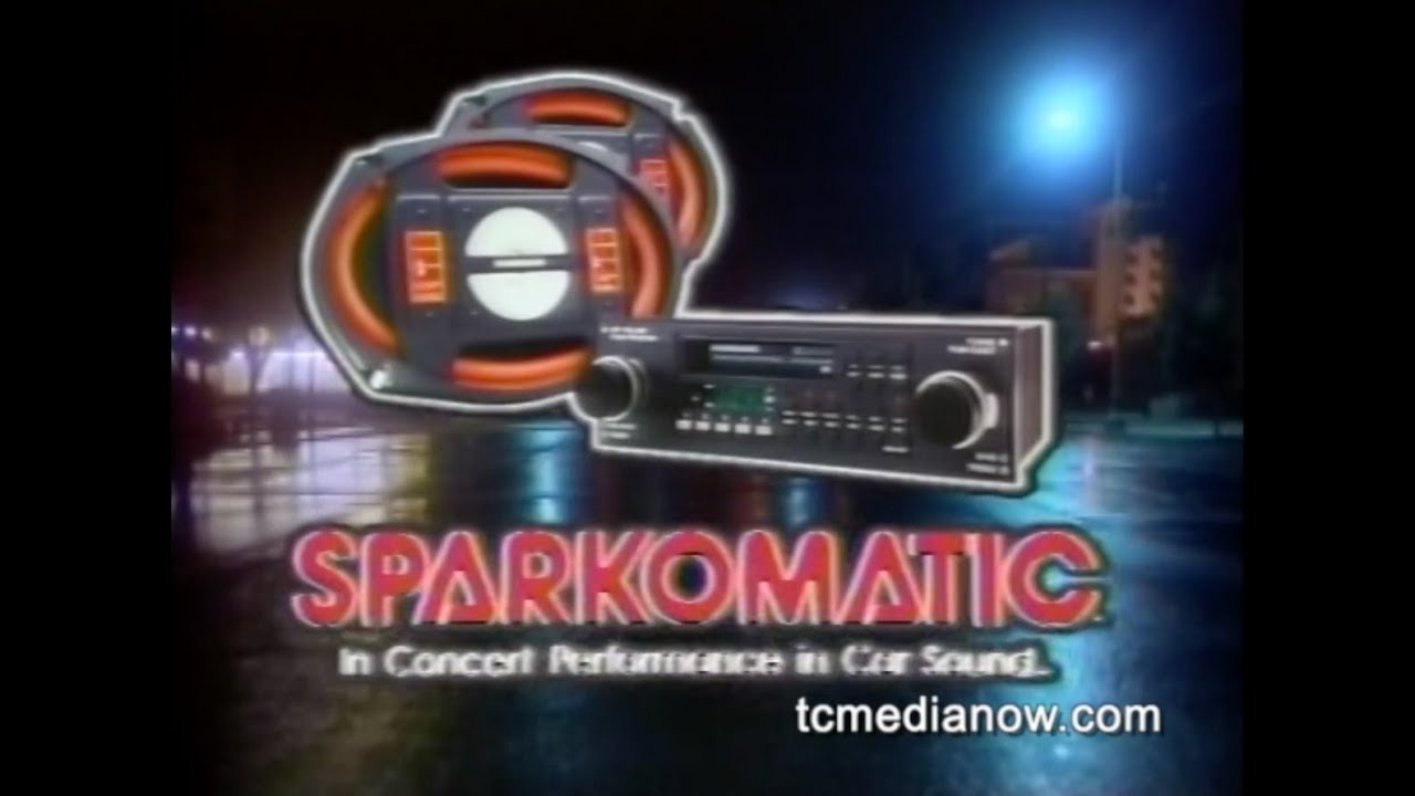 Sparkomatic Car Stereo, 1980s Commercial