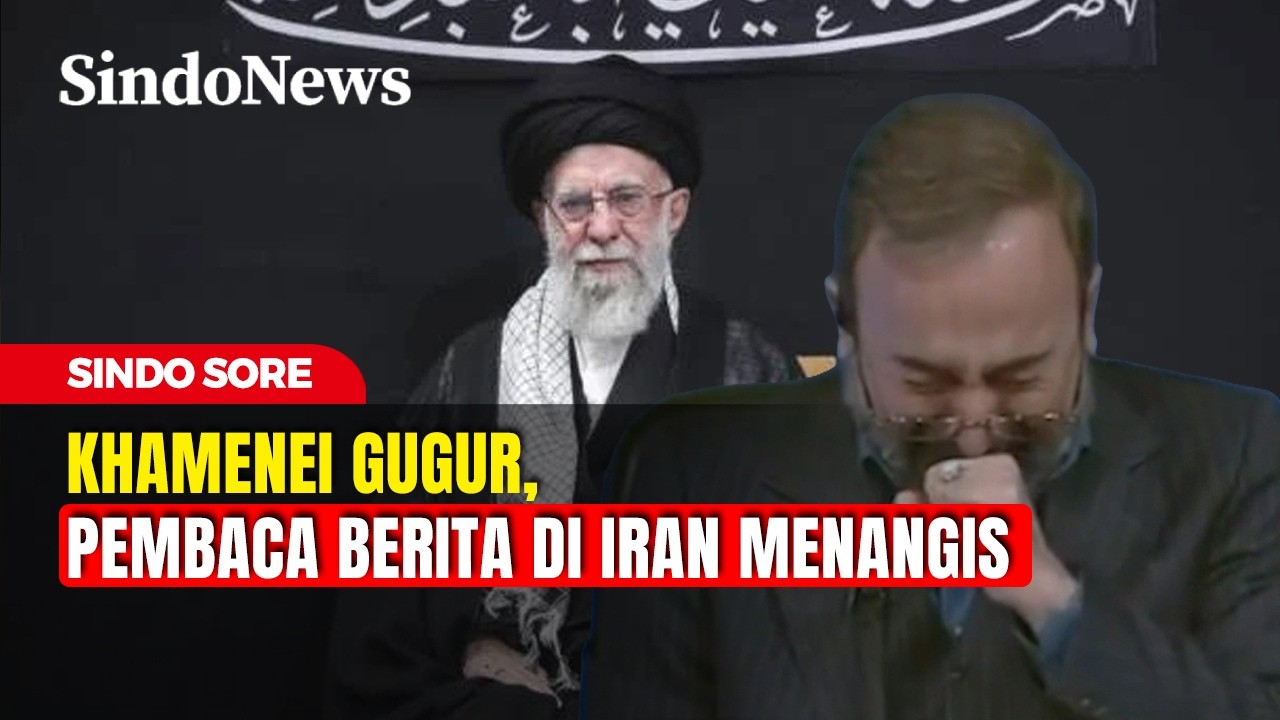 Isak Tangis Pembaca Berita Saat Umumkan Khamenei Wafat | Sindo Sore | 02/03