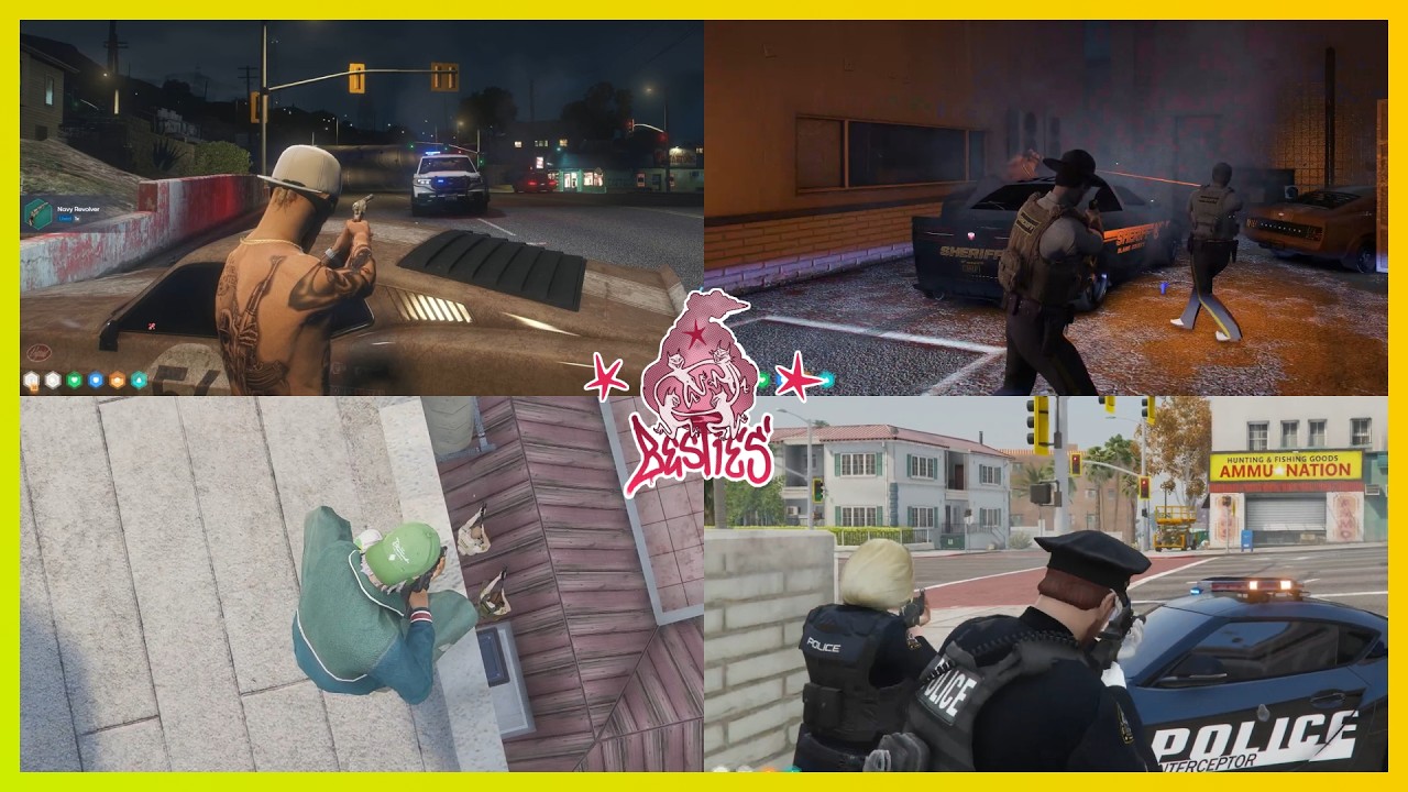 Besties vs Cops After Ming Smoked a Ride-along (Multi POVs) | NoPixel 4.0 GTA RP
