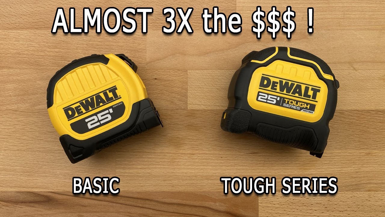 Why The Dewalt Tough Series Tape Measure Costs Almost 3X More